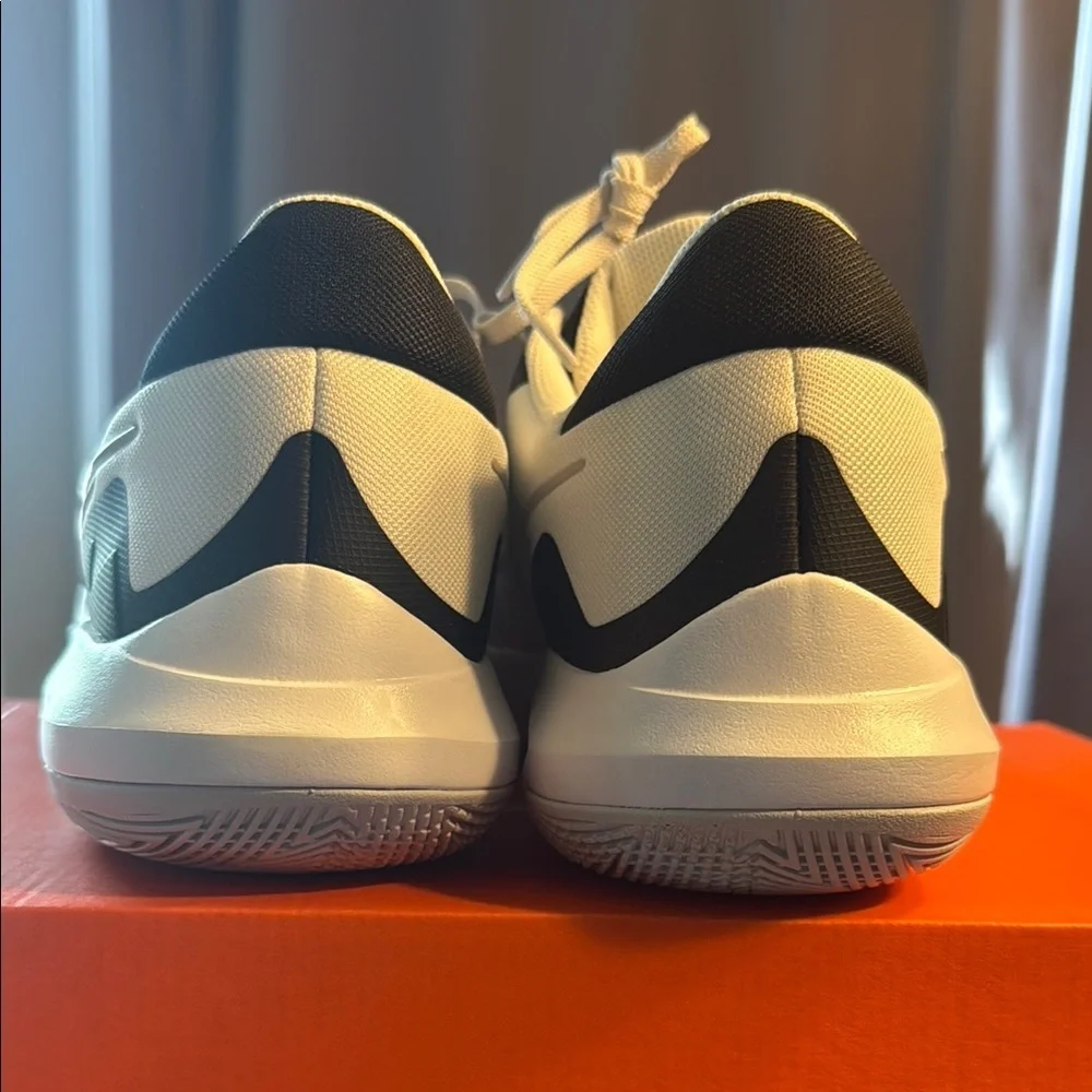 Nike Precision VI White and Black Athletic Shoes with Sleek Design